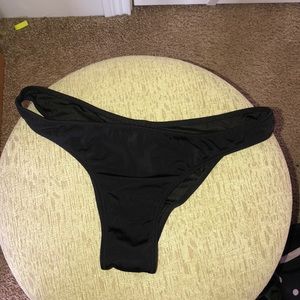 Victoria secrets black itsy bikini bottoms